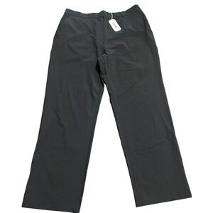 COOFANDY Mens Black Dress Pants Lightweight Straight Leg Elastic Size‎ L Nee